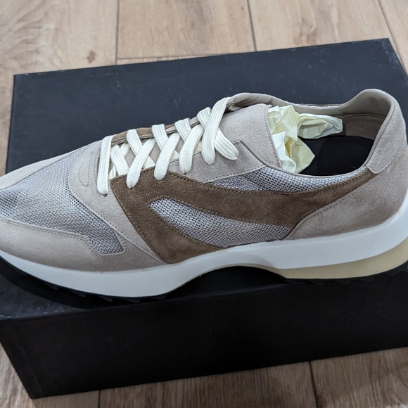 Men's FEAR OF GOD Lace-Up Runner Sneakers Sabbia 45 US 12 - Picture 5 of 10